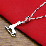 Women's Snow Boots Pendant Silver Necklace 925 Sterling Silver