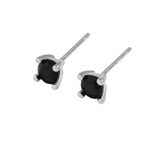 925 Silver Stud Earrings Colorful Zircon Jewelry for Couples