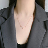Personalized 925 Silver Necklace with Real Gemstones Pendant