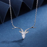 Personalized 925 Silver Necklace with Real Gemstones Pendant