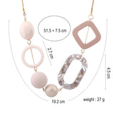Colorful Beaded Necklace Jewelry Women MX019