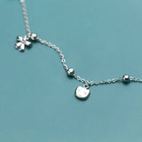 Ankle Chain Silver 925 Bracelet for Women Foot Jewelry Gift