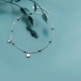 Ankle Chain Silver 925 Bracelet for Women Foot Jewelry Gift
