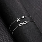 Women's Bohemian Layered Heart Anklet, Summer Beach Style
