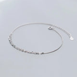 925 Silver Round Coin Anklet Bracelet Fine Jewelry
