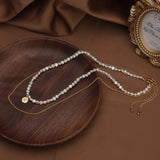 Baroque Eight Pointed Star Pendant Pearl Necklace