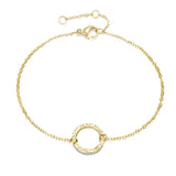 Women's Thin Stainless Steel Bracelet Adjustable Length Minimalist Chain