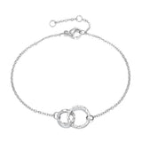 Women's Thin Stainless Steel Bracelet Adjustable Length Minimalist Chain