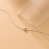 925 Sterling Silver Beaded Chain Bracelet Anklet Foot Jewelry