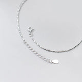 925 Sterling Silver Beaded Chain Bracelet Anklet Foot Jewelry