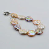 Pink Purple Pearl Bracelet Classic Baroque Bracelet