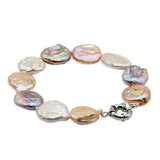 Pink Purple Pearl Bracelet Classic Baroque Bracelet