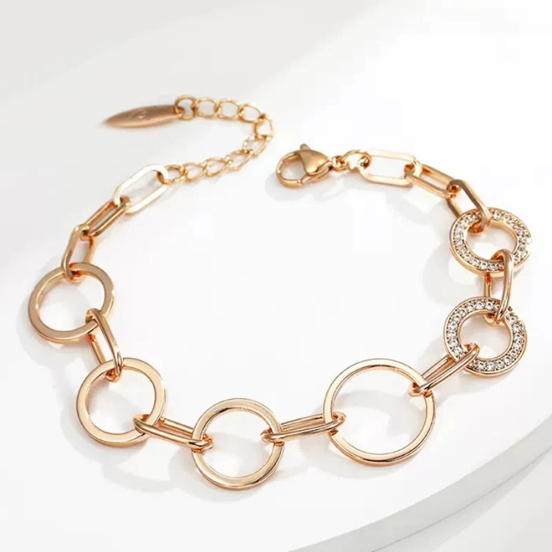 Party Jewelry Round Chain Bracelets for Women