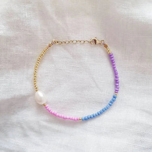 Women's Freshwater Pearl Bracelet Ethnic Style Bangle