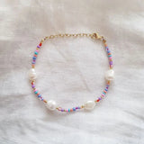 Women's Freshwater Pearl Bracelet Ethnic Style Bangle