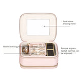 Women's Portable Jewelry Box Earring Storage Bag