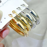 Women's Clip On Earrings Extra Large Circle Bold Round Jewelry