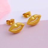 Gold-Plated Weekly Earrings for Women