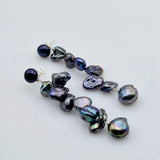 Baroque Style Long Earrings Natural Pearl Jewelry