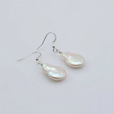 Natural Pearl Drop Shaped Baroque Earrings Gift