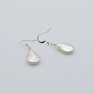Natural Pearl Drop Shaped Baroque Earrings Gift