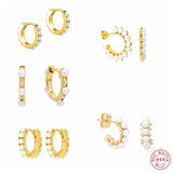 925 Silver Hoop Earring Bohemian Jewelry
