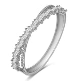 Women's Electroplating Bracelet with Stone Inlay