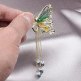 Red Rose Hair Claw Clip Tiara Pearl Pendant Crab Clip