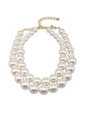 Exaggerated Pearl Necklaces Vintage Charm Jewelry