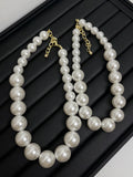Exaggerated Pearl Necklaces Vintage Charm Jewelry