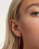 925 Silver Colorful Zircon Tassel Earrings Gift