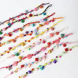 30pcs/Lots Rope Bell Shell Cuff Bracelet Jewelry Mix Style Size Adjustable