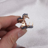 Women's Acrylic Flower Mini Clips Hair Tiara Butterfly Shaped SharkClip