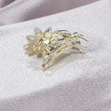 Women's Acrylic Flower Mini Clips Hair Tiara Butterfly Shaped SharkClip