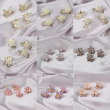 Women's Acrylic Flower Mini Clips Hair Tiara Butterfly Shaped SharkClip