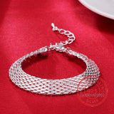 925 Silver Watchband Charm Bracelet & Bangles