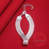 925 Silver Watchband Charm Bracelet & Bangles