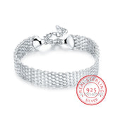 925 Silver Watchband Charm Bracelet & Bangles