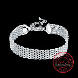 925 Silver Watchband Charm Bracelet & Bangles