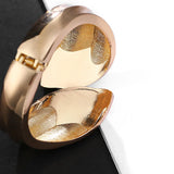 Women's Leaf Symmetrical Alloy Open Spring Bracelet