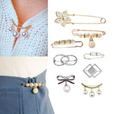 Geometric Brooch Set for Women, Fixed Clothes Lapel Pins Jewelry Gift