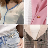 Geometric Brooch Set for Women, Fixed Clothes Lapel Pins Jewelry Gift