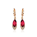 Ruby Pendant Earrings 14k Real Jewelry