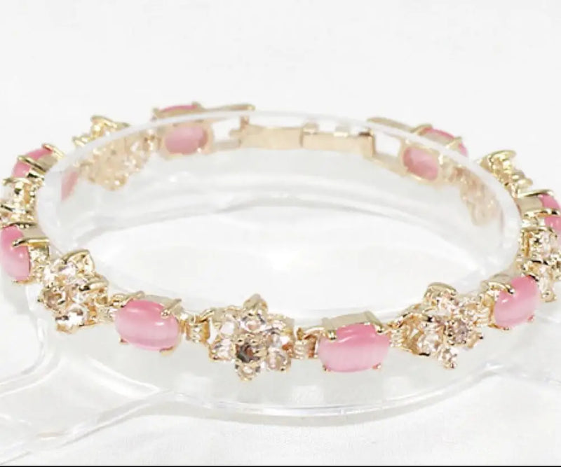 Pink Opal Bracelet for Women