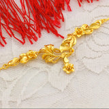 Women's Sand Rose Pendant Necklace in Gold-Plated Gift Jewelry