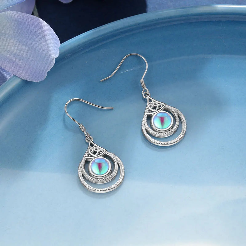 Moonstone Dangle Earrings for Weddings