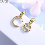 Women's Shining Planet Stud Earrings