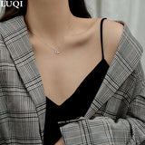 Women's S925 Silver Plated Moon Prince Pendant Necklace