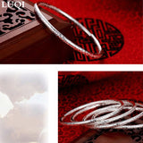 Women's S925 Silver Bohemian Open Bracelets QIANXI
