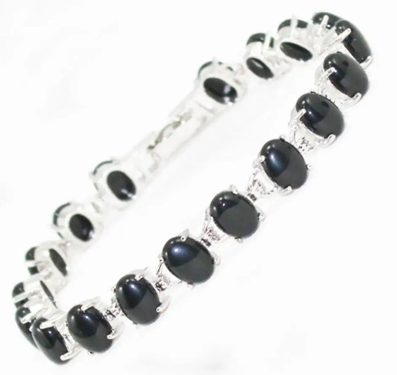 Silver Plated Agate Bracelet for Women